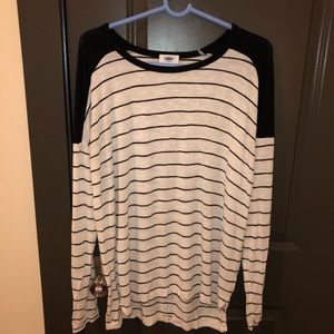 Black and white striped t-shirt